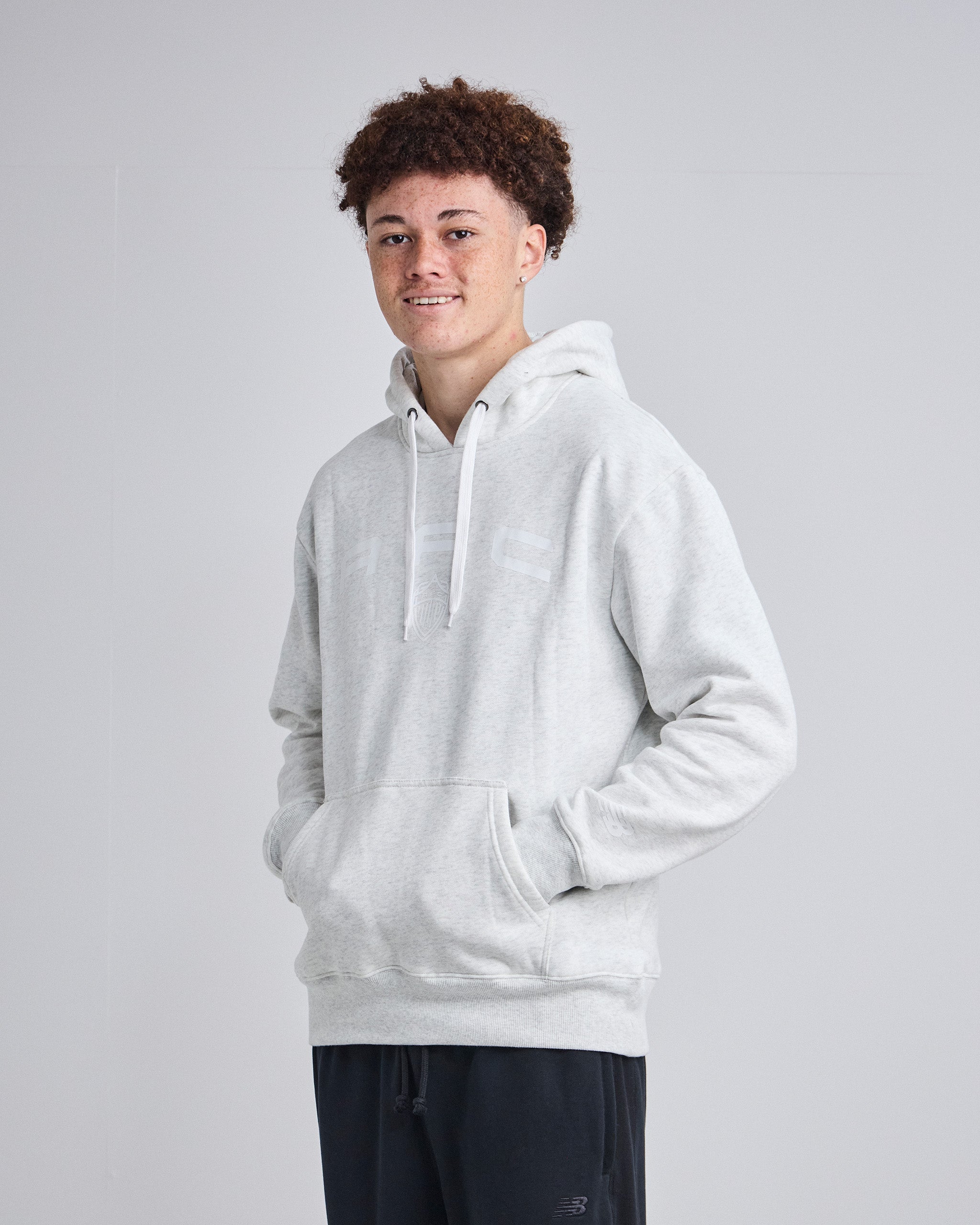 25/26 Unisex Casual Hoodie - Marle Grey