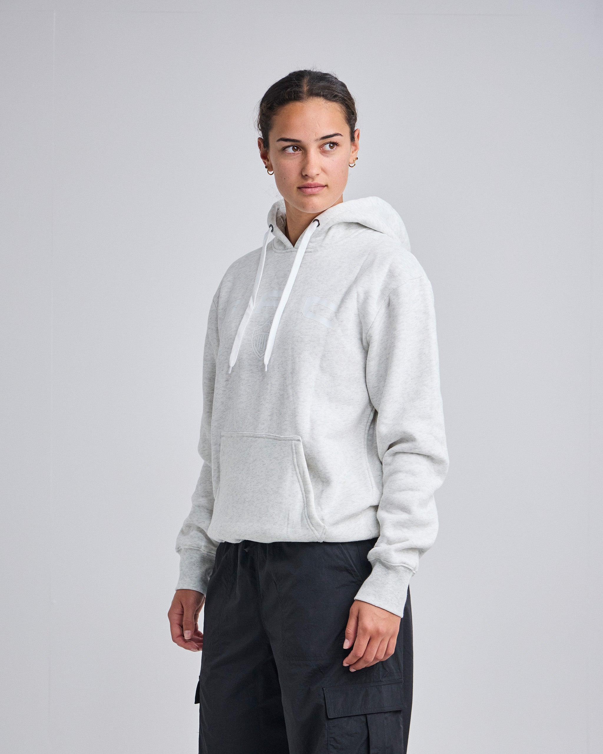 25/26 Unisex Casual Hoodie - Marle Grey