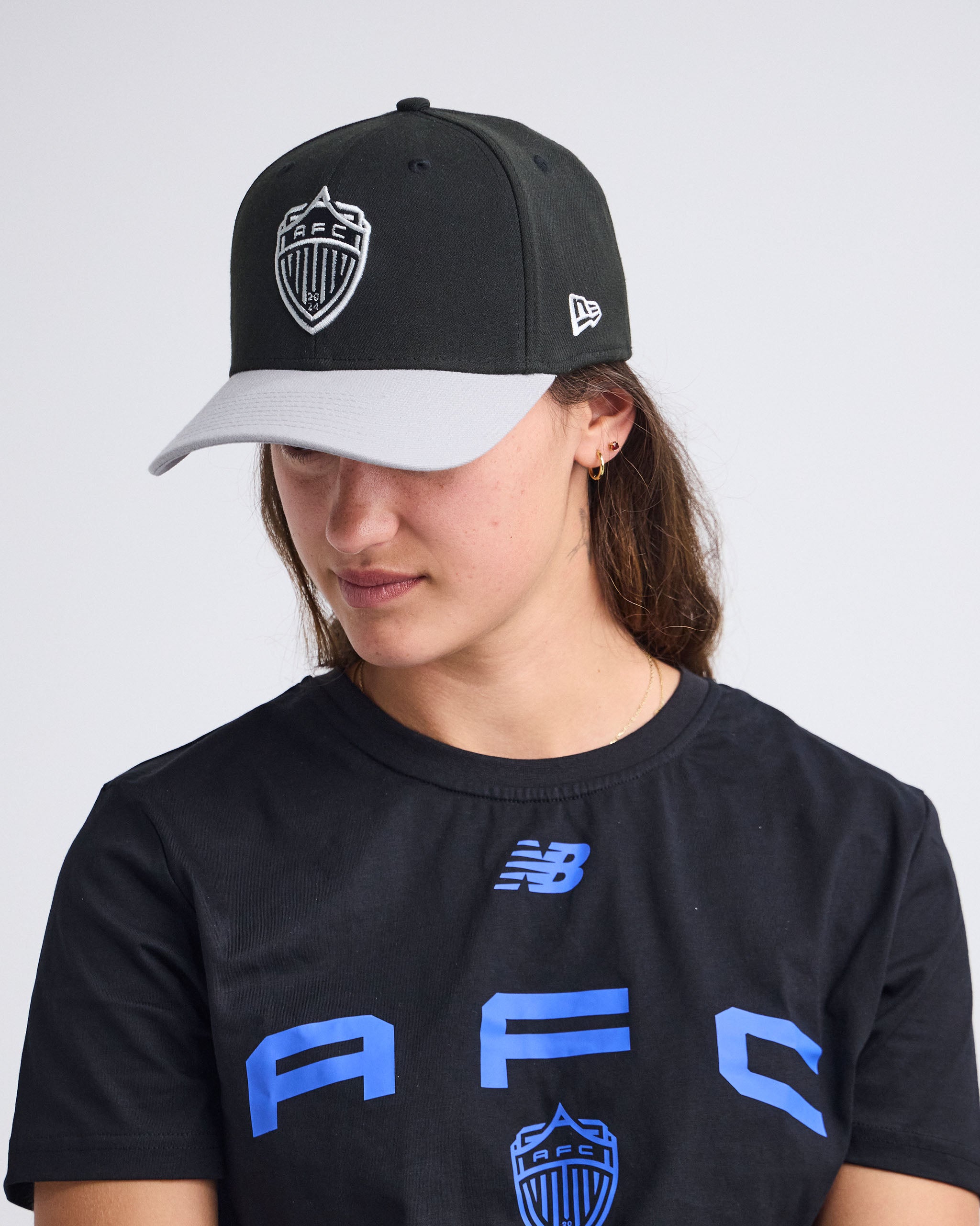 Auckland FC x New Era 9Seventy Stretch Snap - Black x Grey Brim