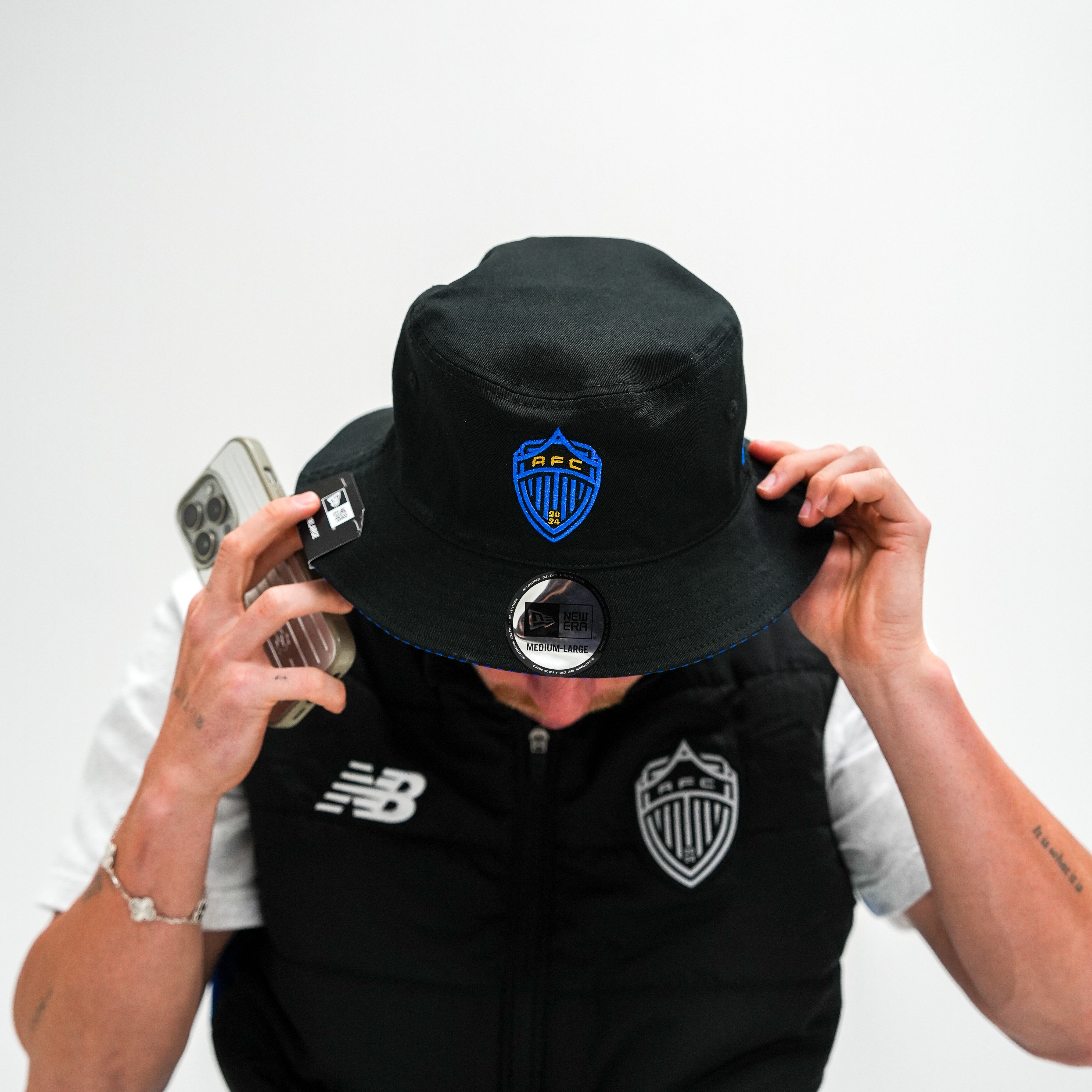 Auckland FC x New Era Bucket Hat - Black