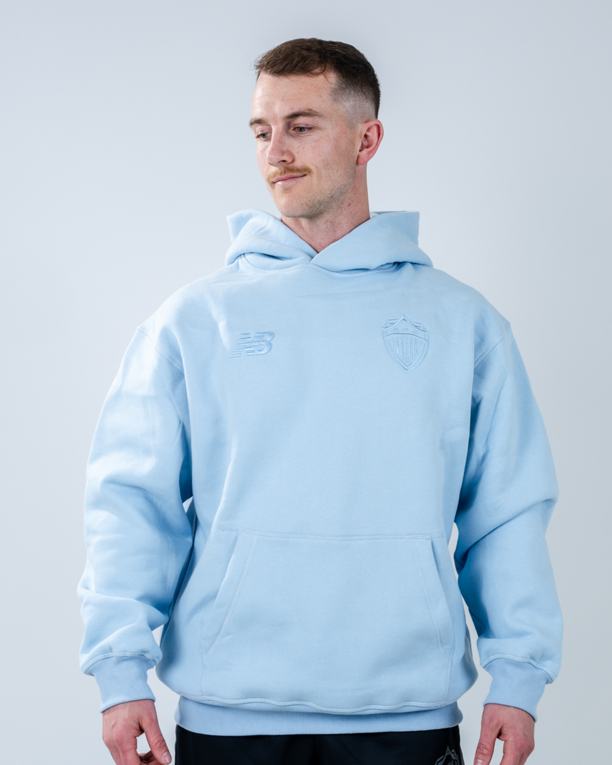 AFC OVERSIZED HOODIE - LIGHT BLUE  - UNISEX